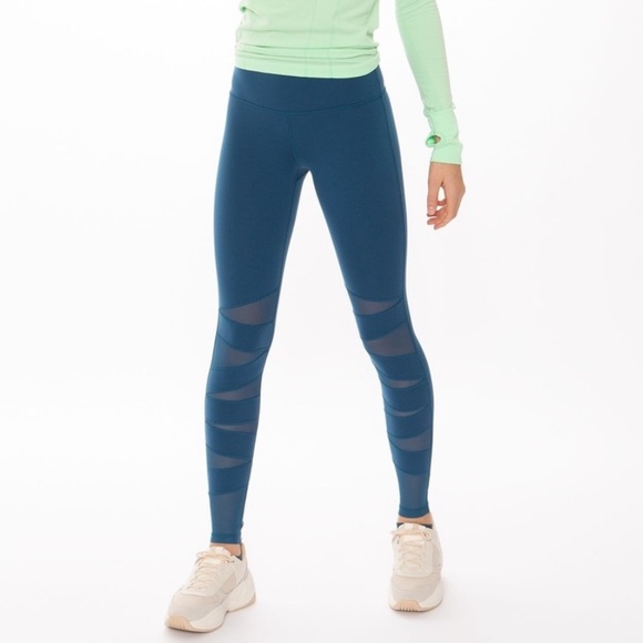 Ivivva Pants - Ivivva Lululemon High Low Rhythmic Tech Mesh Tight